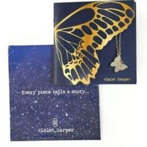 ♦️$15 ADD ON / BNIB Violet Harper Pavé Butterfly Bracelet